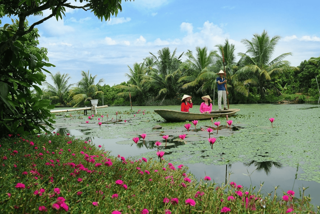 Bức tranh quê ở khu du lịch sinh Thái Đồng Mẩn
